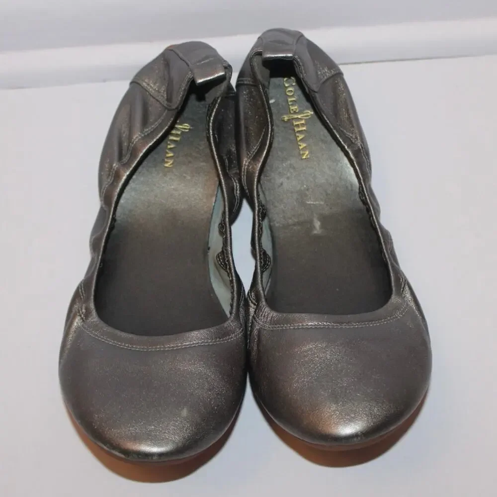Cole Haan Women’s Jenni Metallic‎ Ballet Flats Size 8B Comfort Work Casual Shoes